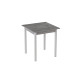 Стіл кухонний Ferrum-decor Дієго 75x70x70 Білий ДСП Бетон 16мм (FRD-105573) - фото 3