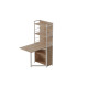 Стол книжка с этажеркой Практик 2 Ferrum-decor 1555x640x990 Белый металл ДСП Дуб Сан-Марино 16 мм (FRD-104633) - фото 5