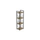 Етажерка 4/34 Ferrum-decor Серії Конект 120x34x28 чорний ДСП Дуб Артизан 16мм (FRD-104273) - фото 6