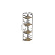 Етажерка 4/34 Ferrum-decor Серії Конект 120x34x28 чорний ДСП Дуб Артизан 16мм (FRD-104273) - фото 5