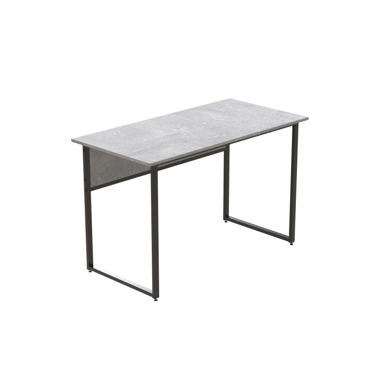 Стіл письмовий Коді Ferrum-decor 75x120x70 Чорний метал ДСП Бетон 16 мм (FRD-106603)