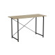 Стіл письмовий Line Лайт Ferrum-decor 75x120x50 Чорний метал ДСП Дуб Сонома 16 мм (FRD-104853) - фото 3