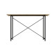 Стіл письмовий Line Лайт Ferrum-decor 75x120x50 Чорний метал ДСП Дуб Сонома 16 мм (FRD-104853) - фото 6
