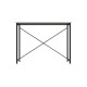 Стіл письмовий Line Лайт Ferrum-decor 75x100x60 Чорний метал ДСП Біле 16 мм (FRD-104843) - фото 3