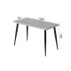 Стіл кухонний Марсель 50 Ferrum-decor 75x120x70 Чорний метал ДСП Бетон 32 мм (FRD-106703) - фото 5
