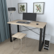 Письмовий стіл Ferrum-decor Драйв 75x120x70 Чорний метал ДСП Дуб Сонома 32 мм (FRD-103383) - фото 4
