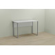 Письменный стол Ferrum-decor Курт 75x140x60 серый ДСП Белое 16мм (FRD-101847) - фото 3