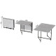 Стіл трансформер книжка Вуді Ferrum-decor 75x130x90 Чорний метал ДСП Бетон 16 мм (FRD-106743) - фото 12