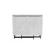 Стіл трансформер книжка Вуді Ferrum-decor 75x130x90 Чорний метал ДСП Бетон 16 мм (FRD-106743) - фото 11