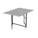 Стіл трансформер книжка Вуді Ferrum-decor 75x130x90 Чорний метал ДСП Бетон 16 мм (FRD-106743) - фото 7