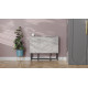 Стіл трансформер книжка Вуді Ferrum-decor 75x130x90 Чорний метал ДСП Бетон 16 мм (FRD-106743) - фото 14