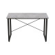 Стол письменный Дейв Ferrum-decor 75x100x60 Черный металл ДСП Бетон 16 мм (FRD-106434) - фото 4