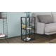 Етажерка 3/34 Ferrum-decor Серії Конект 73x34x28 чорний ДСП Сосна Кембра 16мм (FRD-104294) - фото 3
