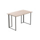 Компьютерный стол Ferrum-decor Ханна 75x100x60 черный ДСП Дуб Сан-Марино 16мм (FRD-103474) - фото 7