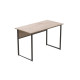 Компьютерный стол Ferrum-decor Коди 75x140x60 черный ДСП Дуб Сан-Марино 16мм (FRD-103754) - фото 7