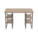 Компьютерный стол Ferrum-decor Карэн 75x120x60 черный ДСП Дуб Сан-Марино 32мм (FRD-102048) - фото 4