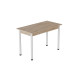 Стіл кухонний Ferrum-decor Беніта 75x120x70 Білий ДСП Сан-Марино 16мм (FRD-105644) - фото 3