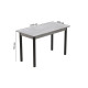 Стіл кухонний Ferrum-decor Маріо 75x120x60 Чорний ДСП Бетон 16мм (FRD-105584) - фото 2