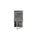 Стіл книжка з етажеркою Практик 1 Ferrum-decor 1200x640x990 Білий метал ДСП Бетон 16 мм (FRD-104624) - фото 4