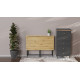 Стіл розкладний Моріс Ferrum-decor 75x100x60 Чорний метал ДСП Дуб Артизан 16 мм (FRD-104674) - фото 5
