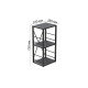 Етажерка 3/34 Ferrum-decor Серії Конект 73x34x28 чорний ДСП Сосна Кембра 16мм (FRD-104294) - фото 5
