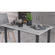 Стол универсальный Knap Ferrum-decor 75x100x60 Черный металл ДСП Бетон 16 мм (FRD-106344) - фото 3