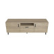 Тумба Лестер на конусних ніжках Ferrum-decor 48x139x38 Чорний метал ДСП Дуб Сонома 16 мм (FRD-106804) - фото 3