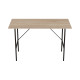 Стіл письмовий Line Тайм Ferrum-decor 75x100x60 Чорний метал ДСП Дуб Сонома 16 мм (FRD-104874) - фото 5
