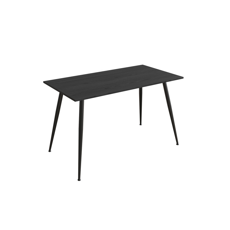 Кухонний стіл Марсель 40 Ferrum-decor 75x120x60 Чорний метал ДСП Сосна Кембра 16 мм (FRD-106754)