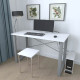 Письменный стол Ferrum-decor Драйв 75x100x60 Серый металл ДСП Белое 16 мм (FRD-103094) - фото 4