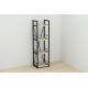 Етажерка 4/34 Ferrum-decor Серії Конект 120x34x28 чорний ДСП Дуб Сонома 16мм (FRD-104274) - фото 6