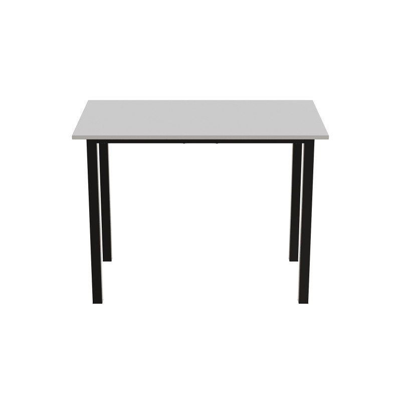 Стіл універсальний Knap Ferrum-decor 75x140x60 Чорний метал ДСП Білий 16 мм (FRD-106354)