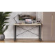 Письменный стол Ferrum-decor Серии Конект 75x120x600 черный ДСП Дуб Сонома 16мм (FRD-104204) - фото 2
