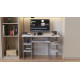 Письменный стол Ferrum-decor Тим 75x120x60 серый ДСП Белое 16мм (FRD-102458) - фото 3