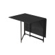 Стіл трансформер книжка Вуді Ferrum-decor 75x130x90 Чорний метал ДСП Сосна Кембра 16 мм (FRD-106744) - фото 11