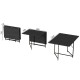 Стіл трансформер книжка Вуді Ferrum-decor 75x130x90 Чорний метал ДСП Сосна Кембра 16 мм (FRD-106744) - фото 7