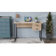 Компьютерный стол Ferrum-decor Дакота 75x120x60 черный ДСП Дуб Сан-Марино 16мм (FRD-101919) - фото 4