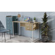Письменный стол Ferrum-decor Дакота 75x120x60 белый ДСП Дуб Сонома 16мм (FRD-102089) - фото 3