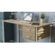Письменный стол Ferrum-decor Дакота 75x120x60 белый ДСП Дуб Сонома 16мм (FRD-102089) - фото 2