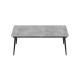 Стол трансформер журнальный Dandi Small Ferrum-decor 45x120(160)x60 Черный металл ДСП Бетон 16 мм (FRD-106785) - фото 10