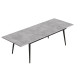 Стол трансформер журнальный Dandi Small Ferrum-decor 45x120(160)x60 Черный металл ДСП Бетон 16 мм (FRD-106785) - фото 3