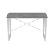 Стол письменный Дейв Ferrum-decor 75x100x60 Белый металл ДСП Бетон 16 мм (FRD-106435) - фото 4