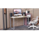 Письмовий стіл Ferrum-decor Дейв 75x120x60 сірий ДСП Дуб Сонома 16мм (FRD-102369) - фото 4