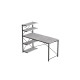 Компьютерный стол Ferrum-decor Джек 75x120x60 Черный ДСП Бетон (FRD-104385) - фото 3