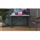 Письмовий стіл Ferrum-decor Драйв 75x140x60 Чорний метал ДСП Бетон 16 мм (FRD-103135) - фото 7
