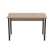 Компьютерный стол Ferrum-decor Курт 75x120x60 черный ДСП Дуб Сан-Марино 32мм (FRD-102029) - фото 2