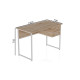 Компьютерный стол Ferrum-decor Дакота 75x140x70 белый ДСП Дуб Сан-Марино16мм (FRD-102129) - фото 7