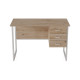 Компьютерный стол Ferrum-decor Гарри 75x140x70 белый ДСП Дуб Сан-Марино 32мм (FRD-101019) - фото 4