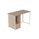 Компьютерный стол Ferrum-decor Отто 75x140x70 белый ДСП Дуб Сан-Марино 32мм (FRD-101059) - фото 2