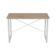 Компьютерный стол Ferrum-decor Дейв 75x120x60 белый ДСП Дуб Сан-Марино 16мм (FRD-102149) - фото 7